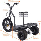 MotoTec 48v 1200w Electric Power Trike