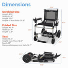 Journey Zoomer Lightweight Folding Power Chair