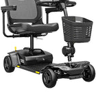 Pride Go-Go Elite Traveller Gen 3 Platinum 4-Wheel Scooter Black