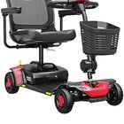 Pride Go-Go Elite Traveller Gen 3 Platinum 4-Wheel Scooter Cardinal Red
