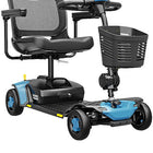 Pride Go-Go Elite Traveller Gen 3 Platinum 4-Wheel Scooter Iceberg Blue