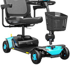 Pride Go-Go Elite Traveller Gen 3 Platinum 4-Wheel Scooter Robin's Egg Blue