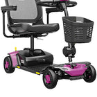 Pride Go-Go Elite Traveller Gen 3 Platinum 4-Wheel Scooter Sugar Plum