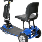 Amigo TravelMate Folding Mobility Solution Blue Back